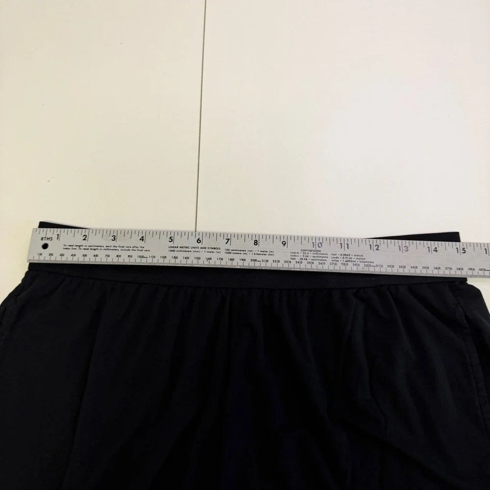 Tommy John Mens Second Skin Lounge Shorts Black Micro Modal Size Medium Pocket